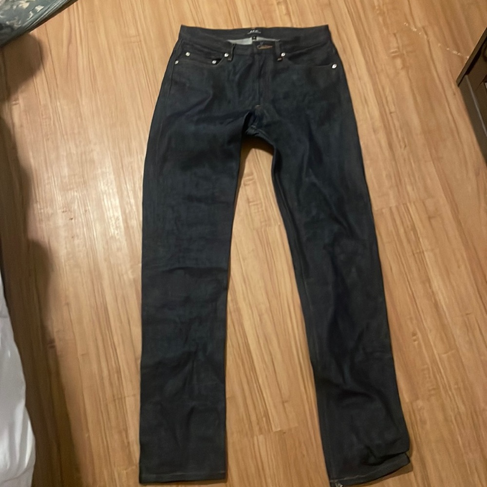 APC new standard men’s jeans, never worn or washed, 30x30